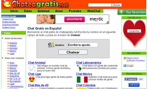 sitios para chatear|Chat de Amigos gratis y sin registro